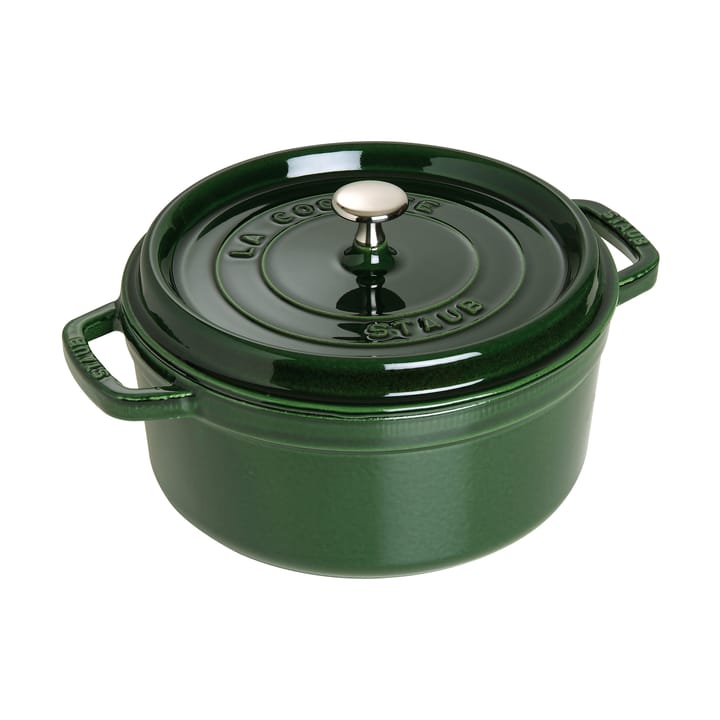 Staub La Cocotte ronde pan gietijzer 5,2 L - Basilicumgroen - STAUB