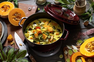 Staub La Cocotte ronde pan gietijzer 5,2 L - Granaatrood - STAUB