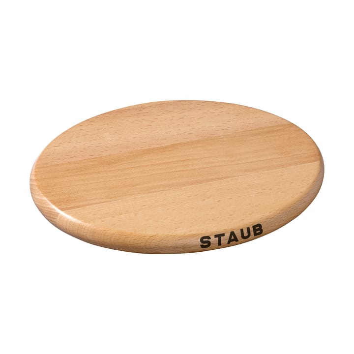 Staub magnetische onderzetter ovaal beukenhout - 15 cm - STAUB