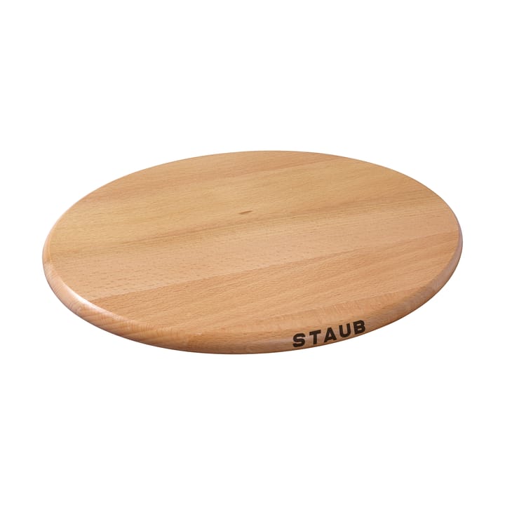 Staub magnetische onderzetter ovaal beukenhout - 29 cm - STAUB