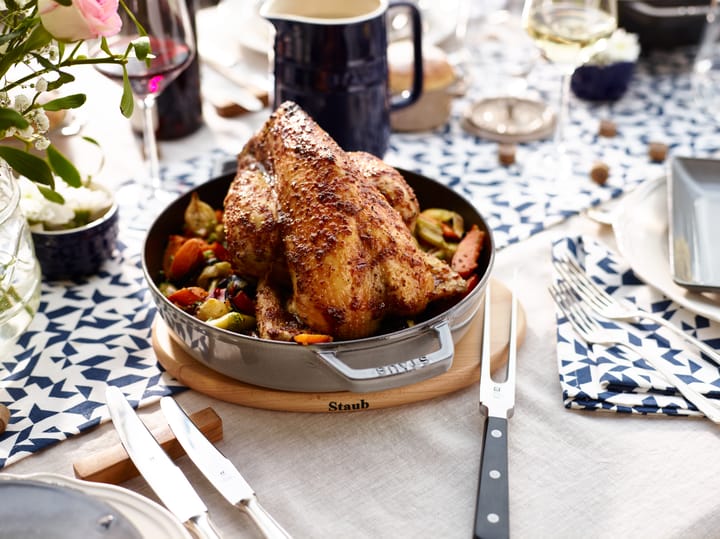 Staub magnetische onderzetter ovaal beukenhout, 29 cm STAUB