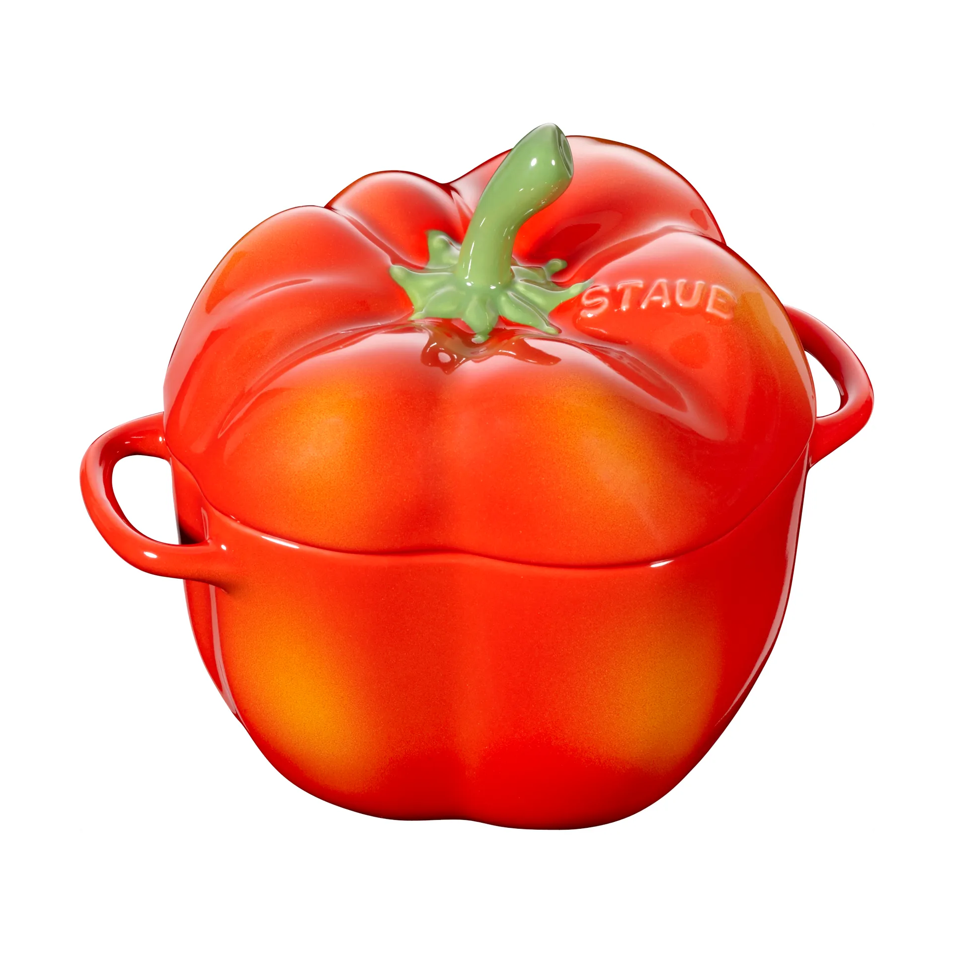 Staub mini cocotte paprika 0,47 L, Orange-rood STAUB