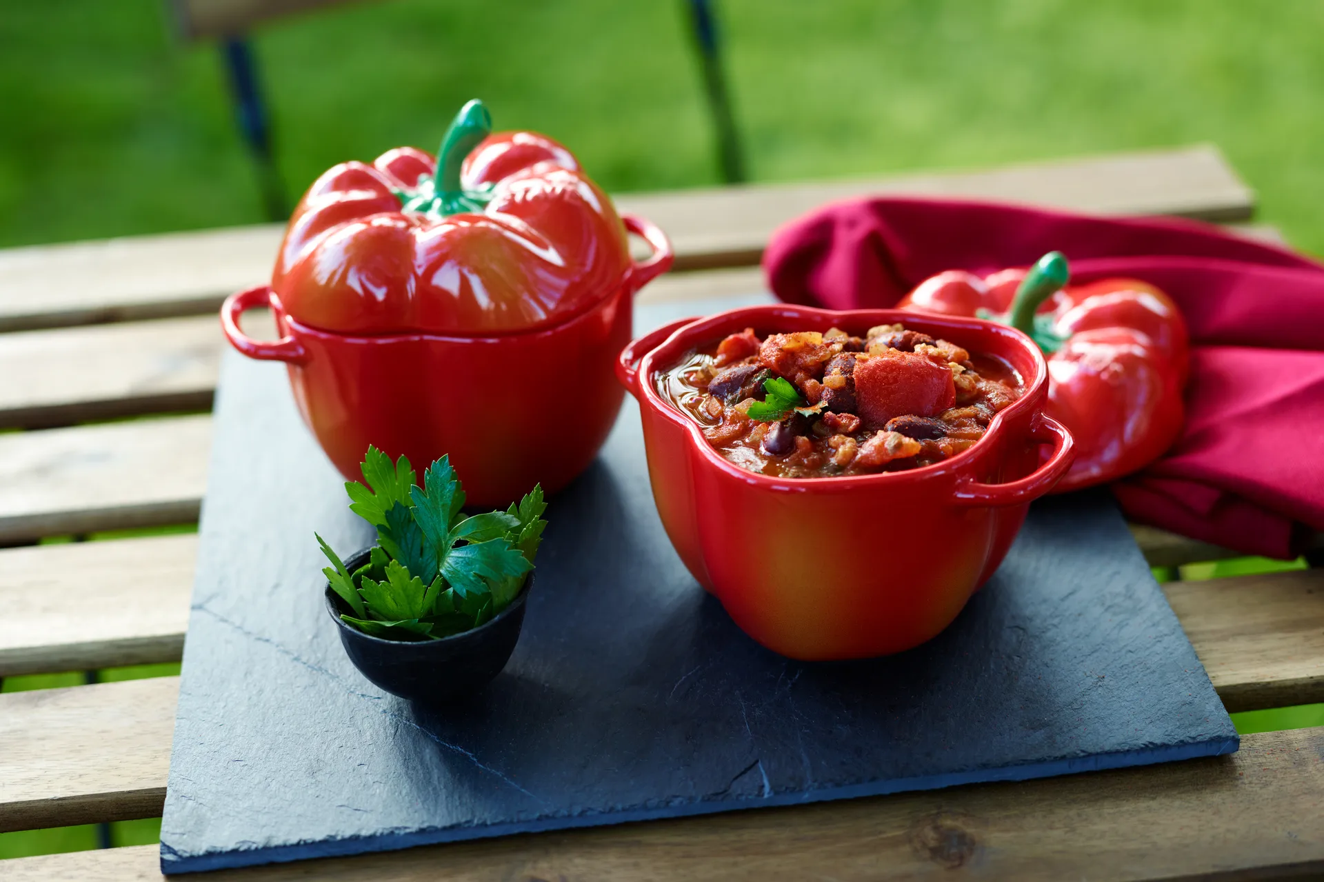 Staub mini cocotte paprika 0,47 L, Orange-rood STAUB