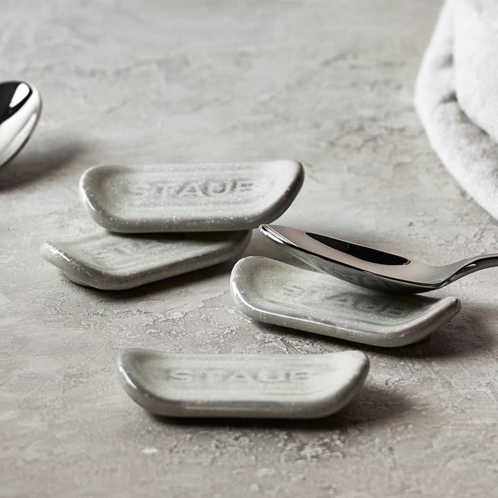 Staub New White Truffle bestekhouder 4-pack, 6 cm STAUB
