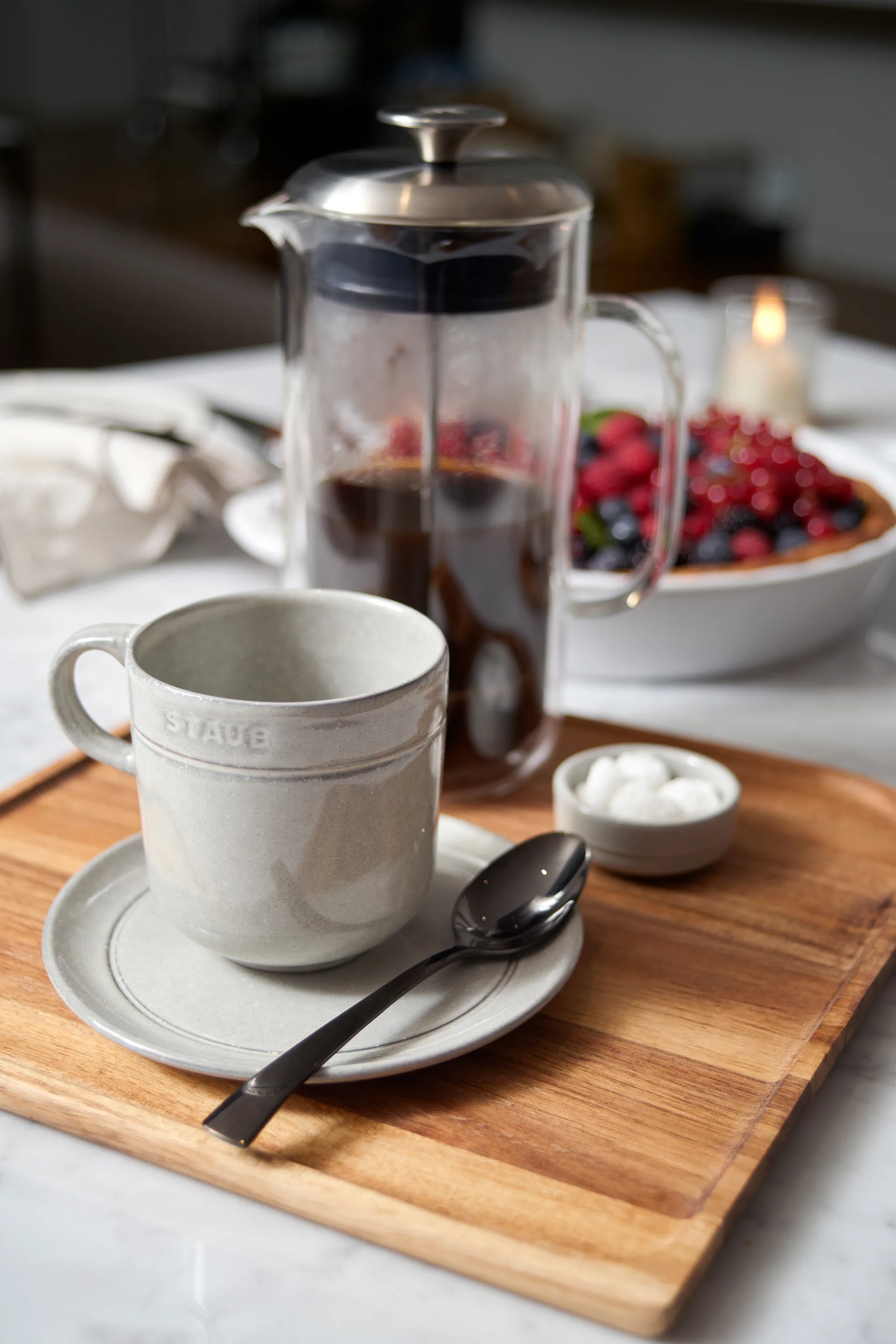 Staub New White Truffle mok, 35 cl STAUB