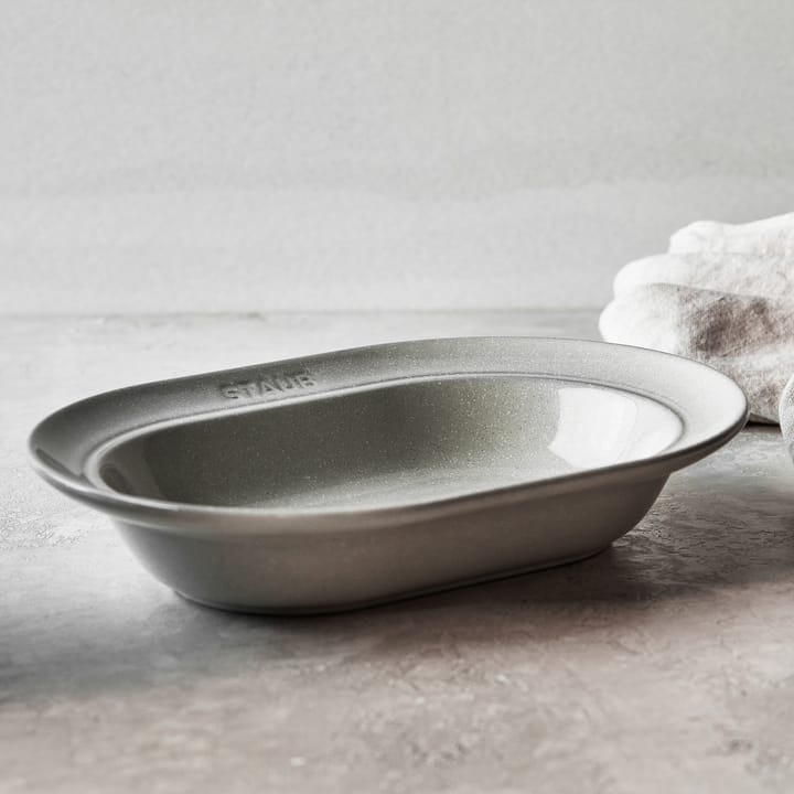 Staub New White Truffle schotel ovaal, 25 cm STAUB
