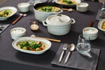 Staub New White Truffle schotel ovaal - 25 cm - STAUB