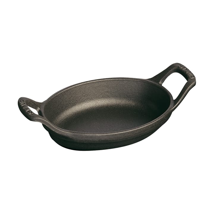 Staub ovale ovenschaal gietijzer 15 cm - Zwart - STAUB