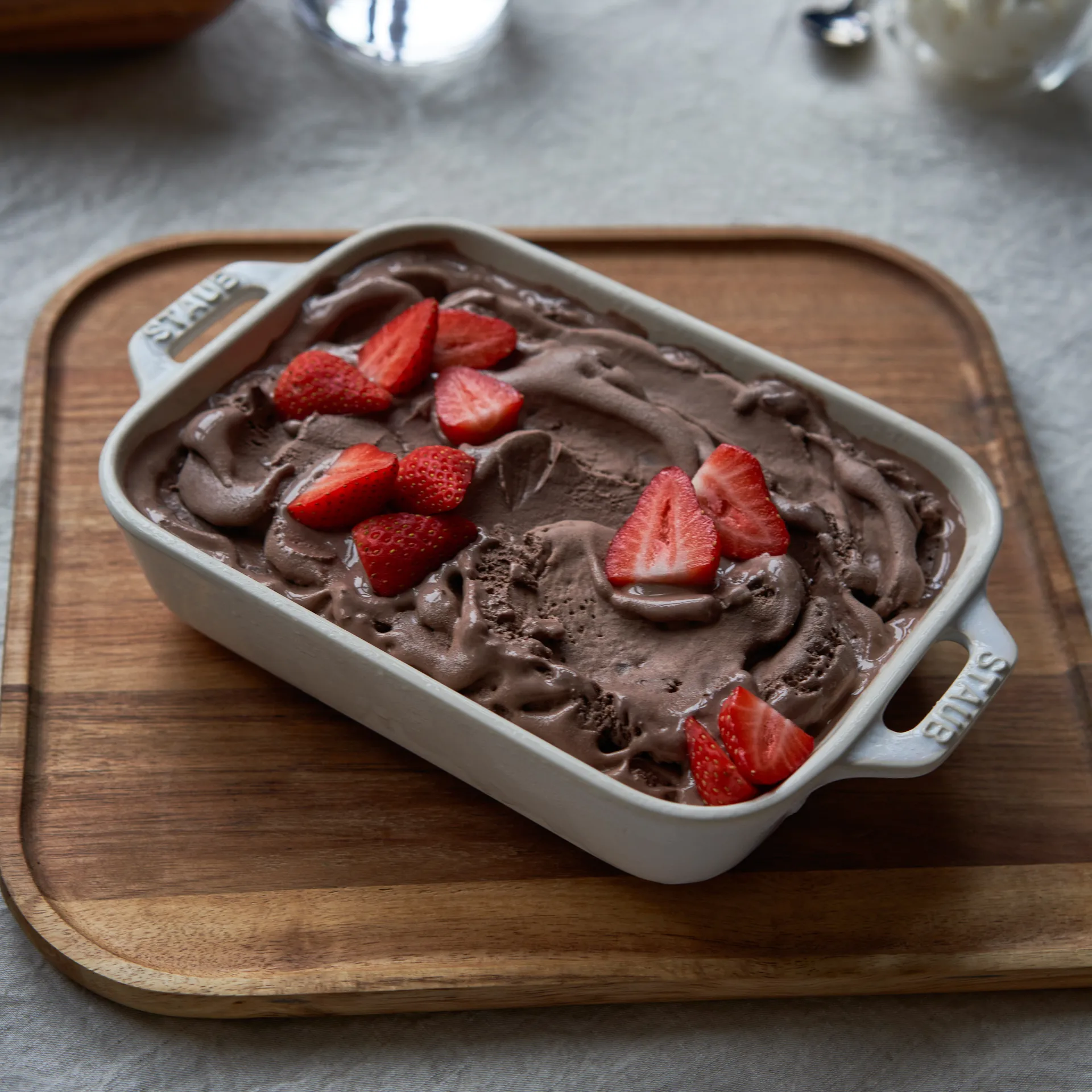 Staub ovenschaal 3-delig, Ivory white STAUB