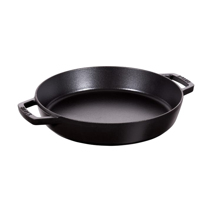 Staub paellapan gietijzer 2 handgrepen Ø34 cm - Zwart - STAUB