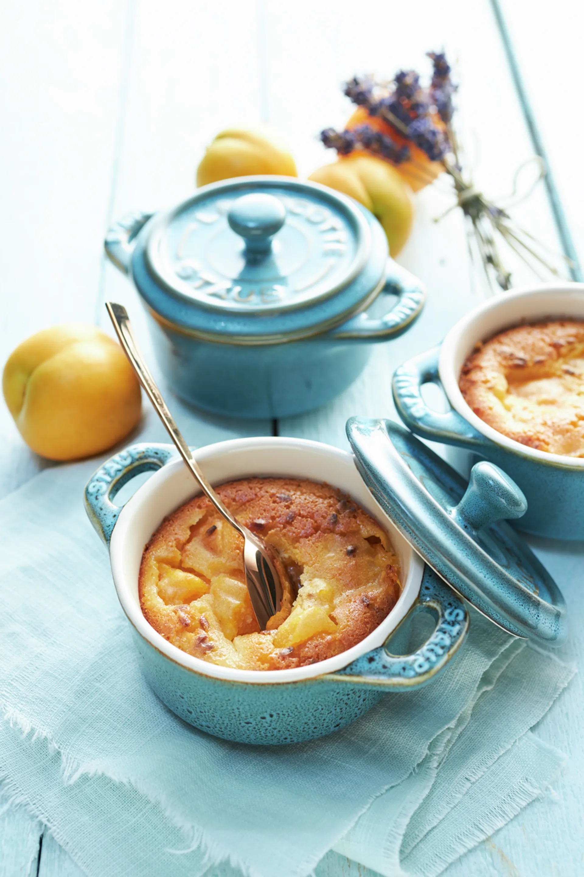 Staub pannenset mini Ø10 cm 4-pack, Antiek turquoise STAUB