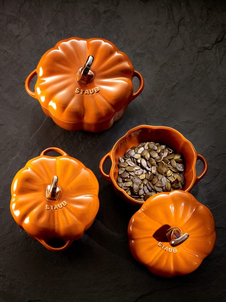 Staub pompoen pannetje van aardewerk, 0,47 l Kaneel STAUB