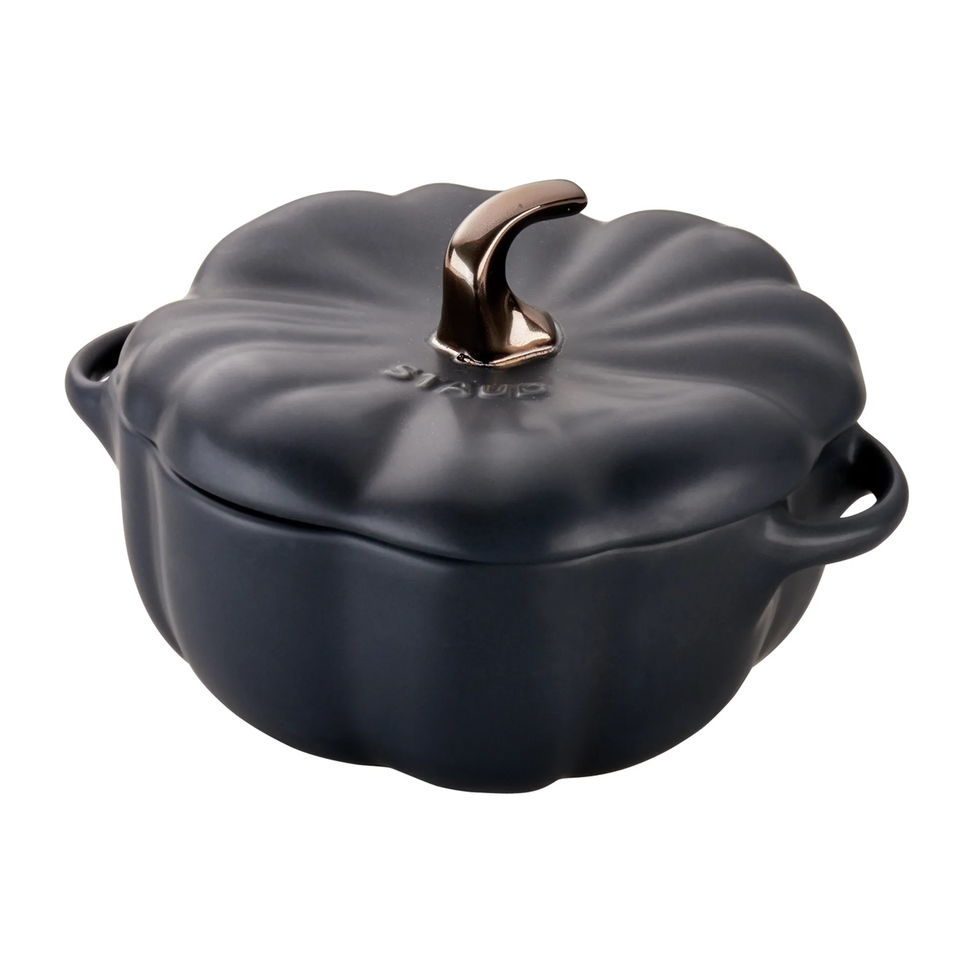 Staub pompoenbraadpan van aardewerk zwart, 0,7 l STAUB