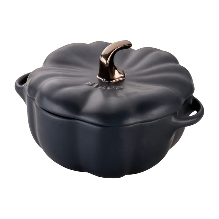 Staub pompoenbraadpan van aardewerk zwart - 0,7 l - STAUB