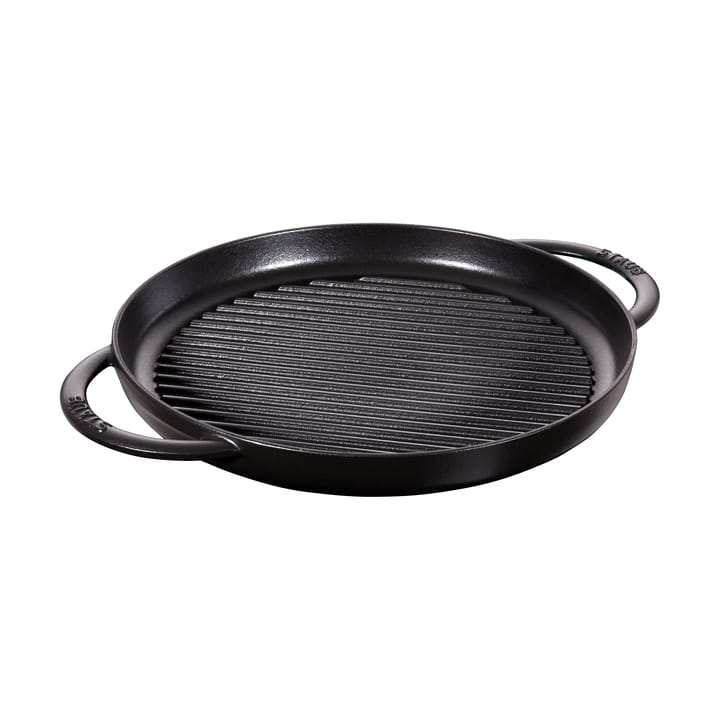Staub Pure grillpan gietijzer rond zwart - Ø30 cm - STAUB