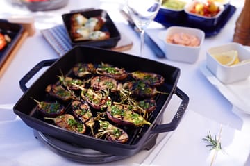 Staub Pure grillpan gietijzer vierkant zwart - 28 cm - STAUB