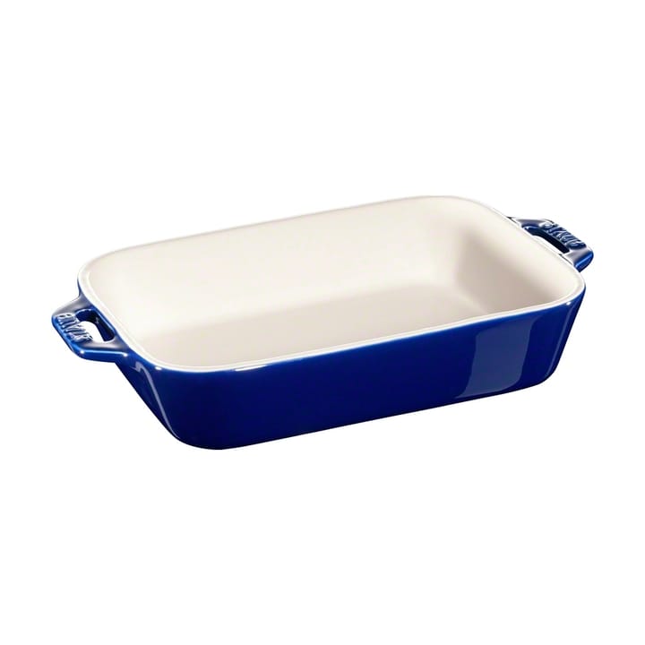 Staub rechthoekige ovenschaal 20 x 16 cm - blauw - STAUB