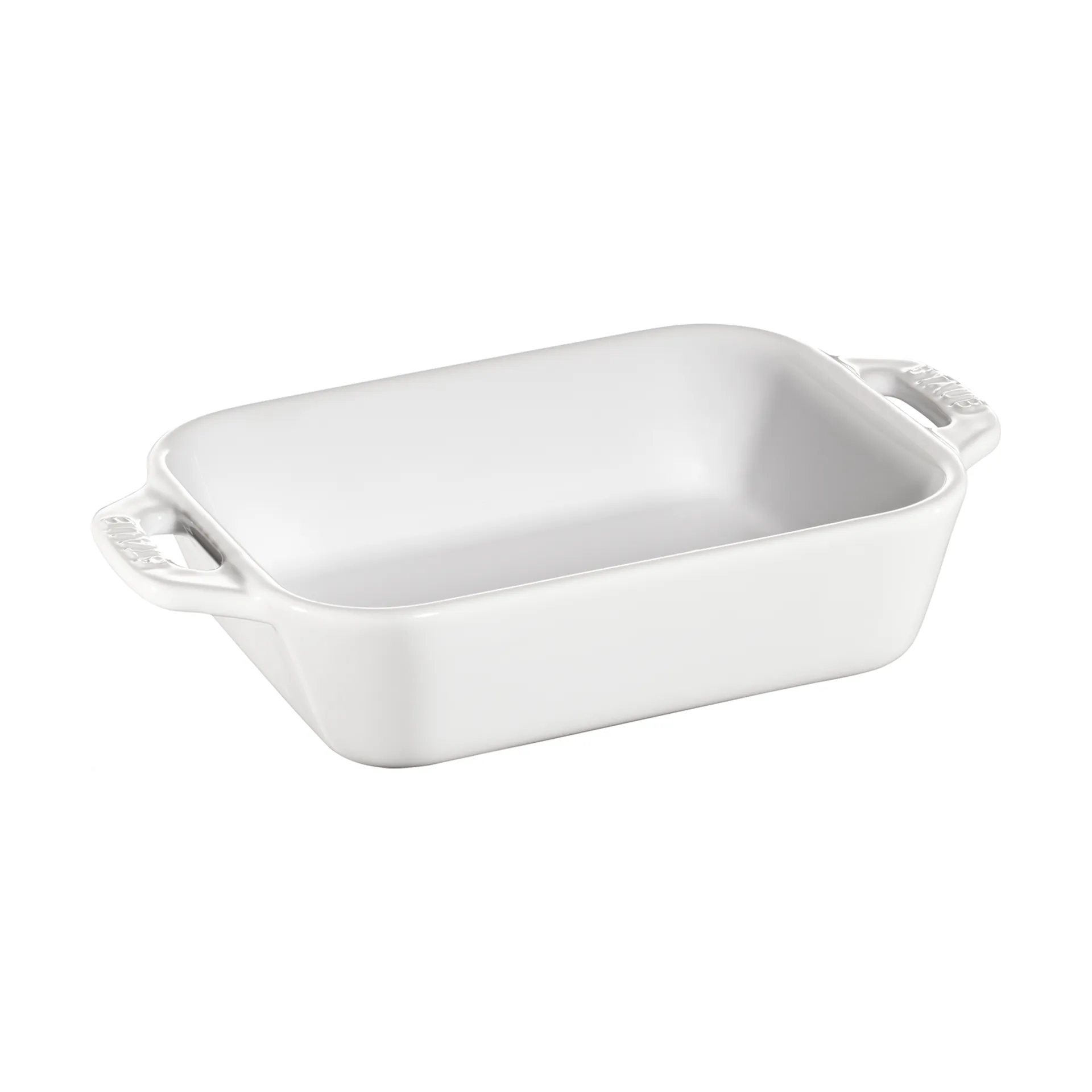 Staub rechthoekige ovenschaal 25x40 cm, Wit STAUB
