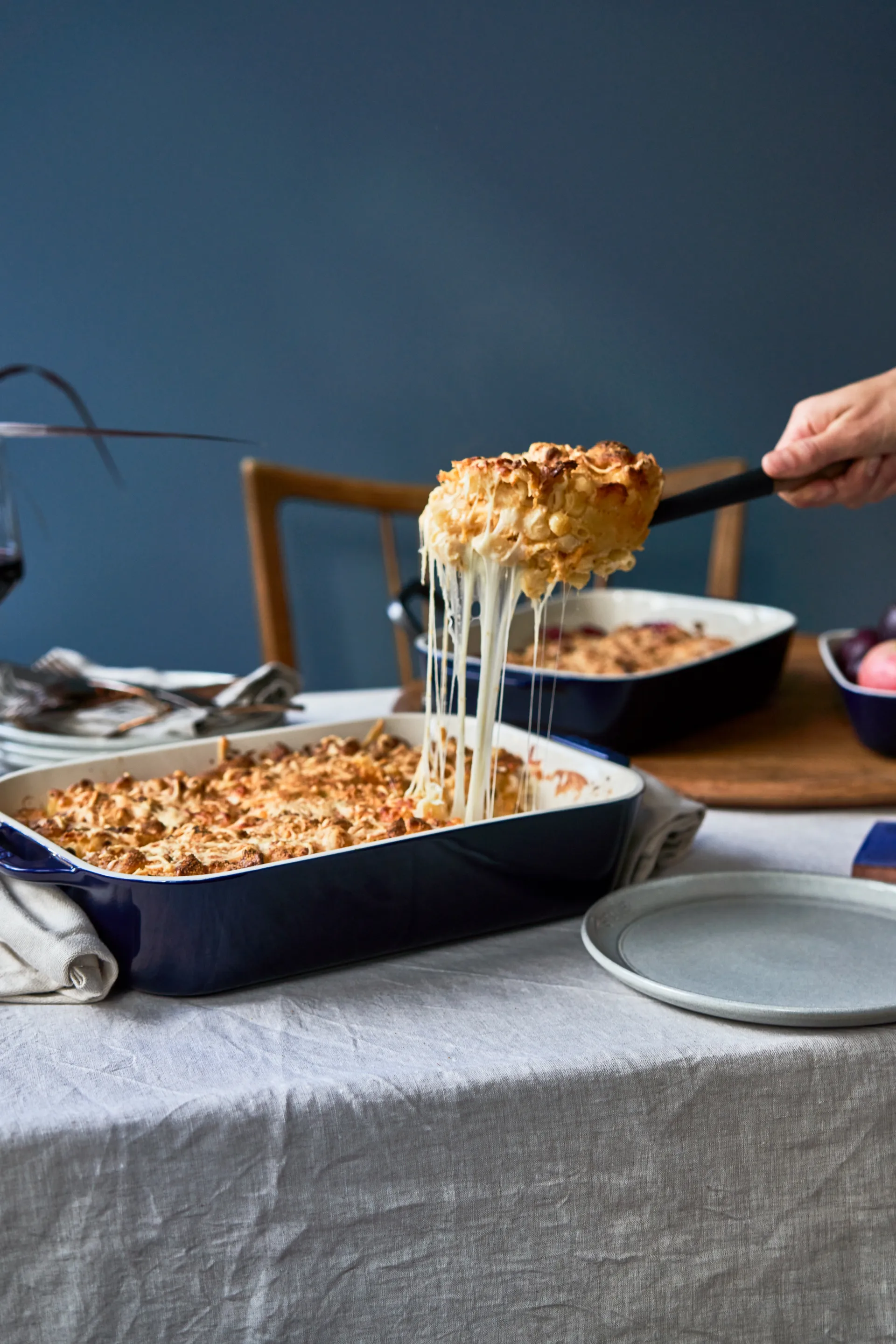 Staub rechthoekige ovenschaal 34 x 24 cm, blauw STAUB