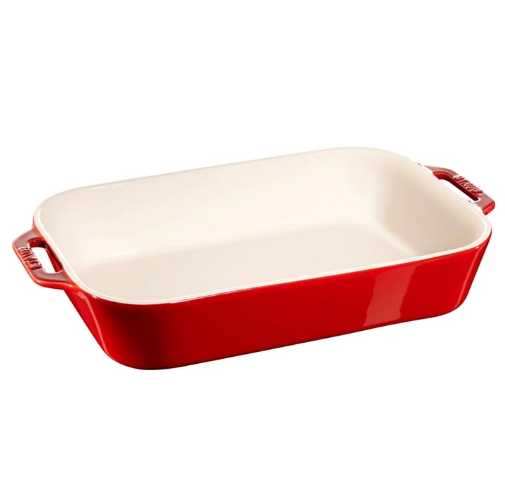 Staub rechthoekige ovenschaal 34 x 24 cm - rood - STAUB