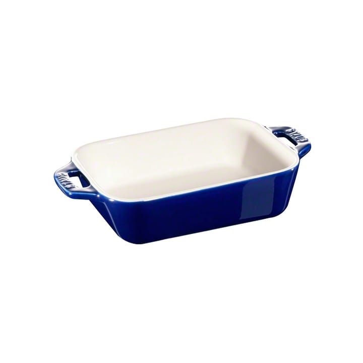 Staub rechthoekige ovenvorm 14x11 cm - blauw - STAUB