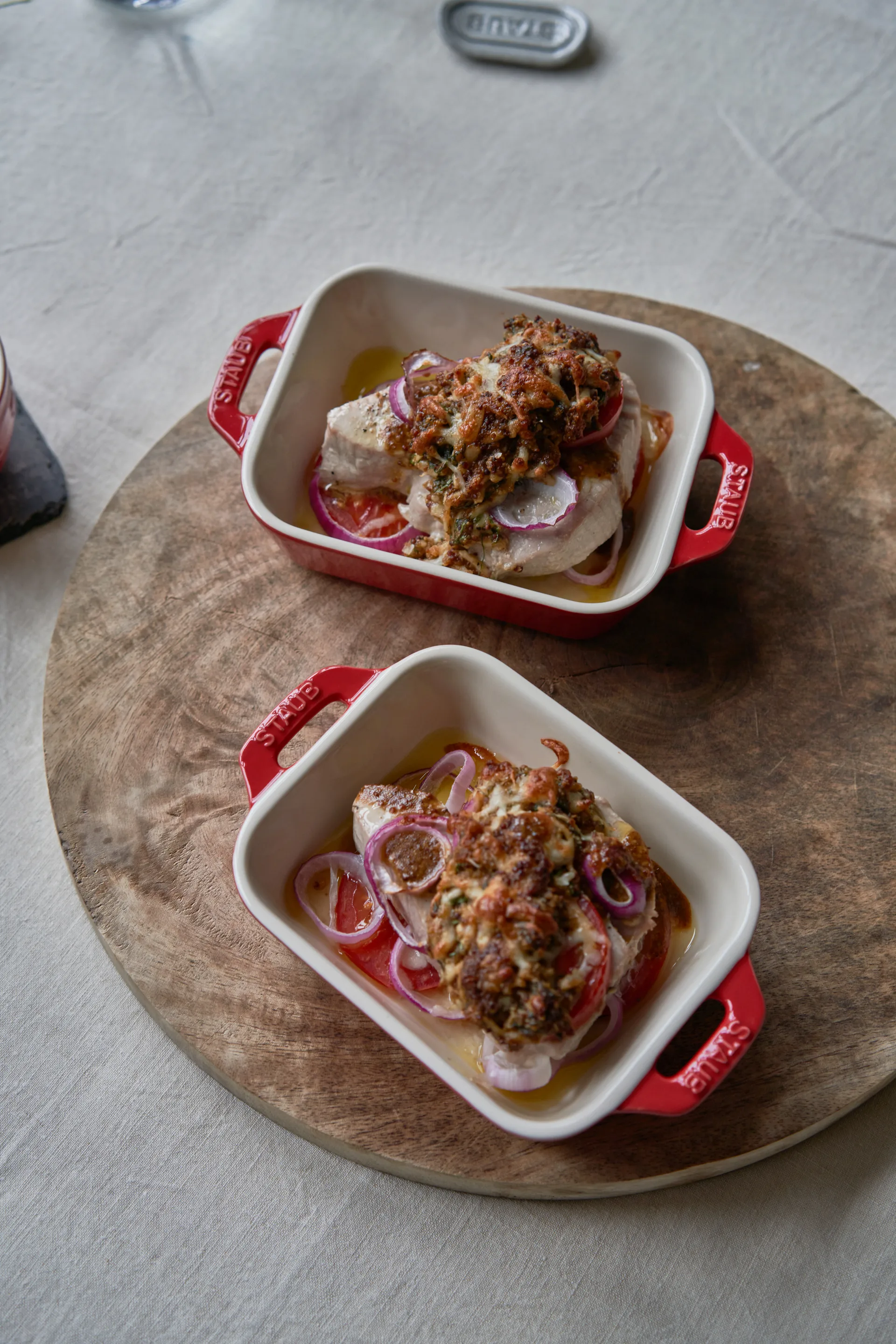 Staub rechthoekige ovenvorm 14x11 cm, rood STAUB