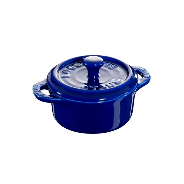Staub rond mini pannetje 0,2 l, blauw STAUB