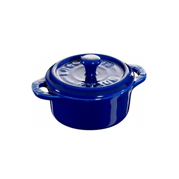 Staub rond mini pannetje 0,2 l - blauw - STAUB