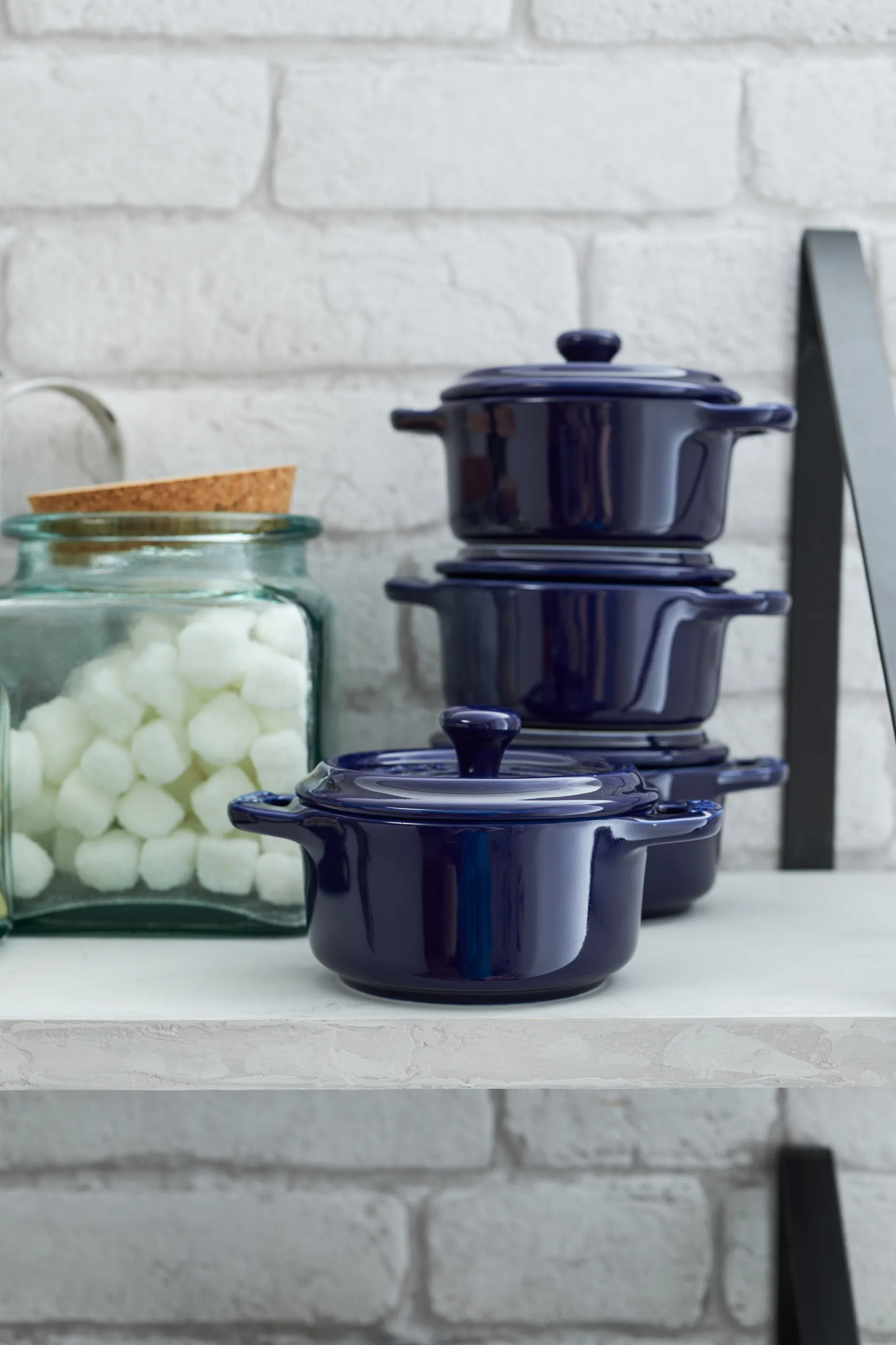 Staub rond mini pannetje 0,2 l, blauw STAUB