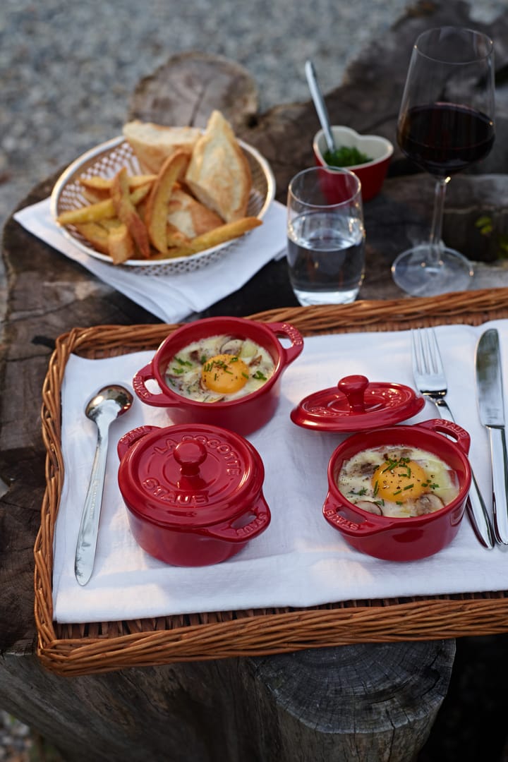 Staub rond mini pannetje 0,2 l, rood STAUB