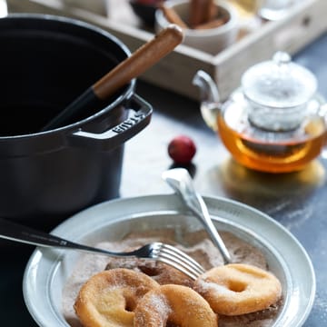 Staub ronde braadpan hoog model 4,8 L - Matzwart - STAUB