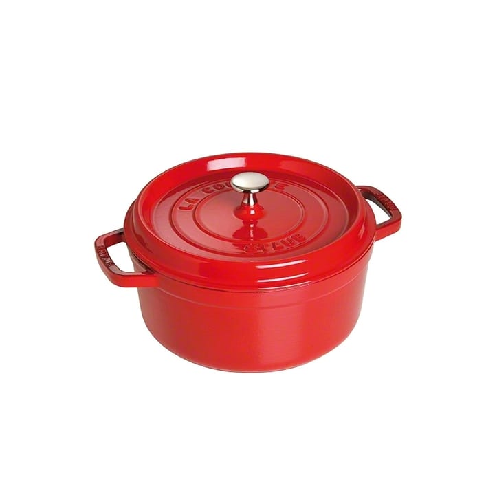 Staub ronde gietijzeren pan 3,8 l - rood - STAUB