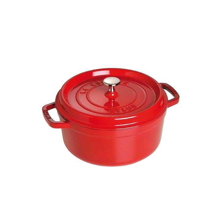 Staub ronde gietijzeren pan 3,8 l - rood - STAUB