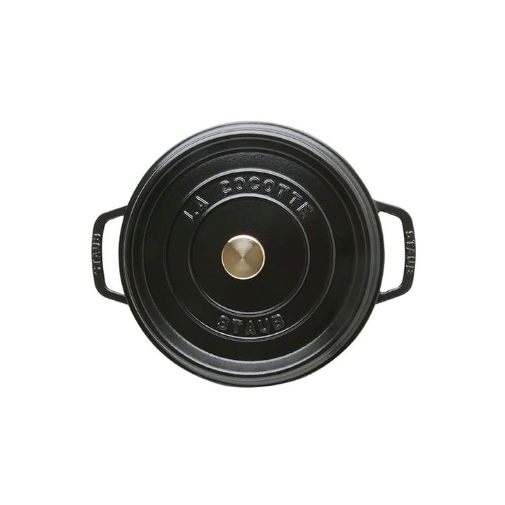 Staub ronde gietijzeren pan 3,8 l, zwart STAUB