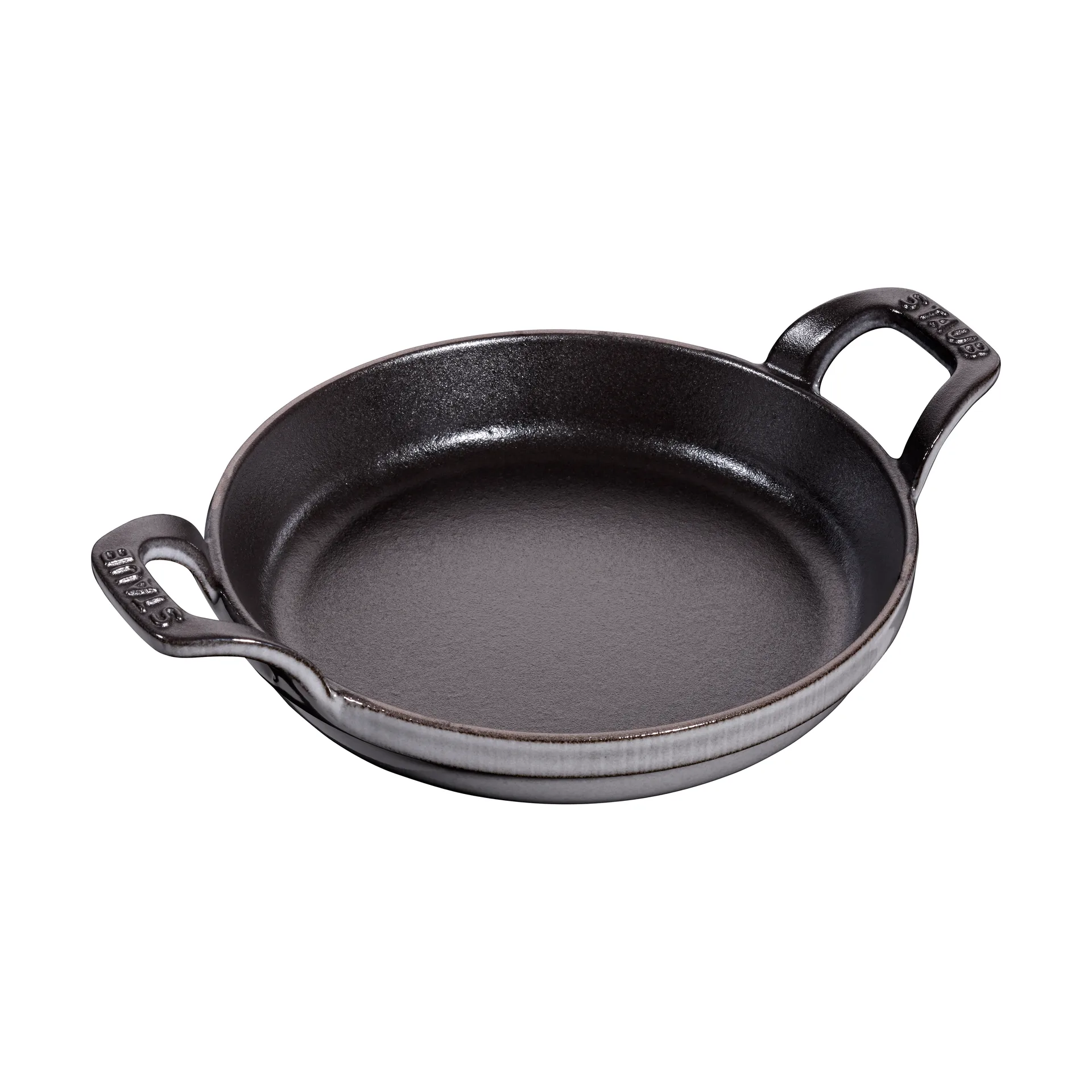 Staub ronde ovenschaal gietijzer Ø16 cm, Grafietgrijs STAUB