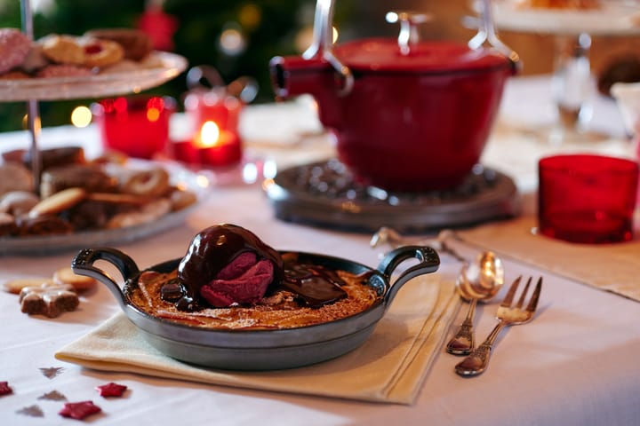 Staub ronde ovenschaal gietijzer Ø16 cm, Grafietgrijs STAUB