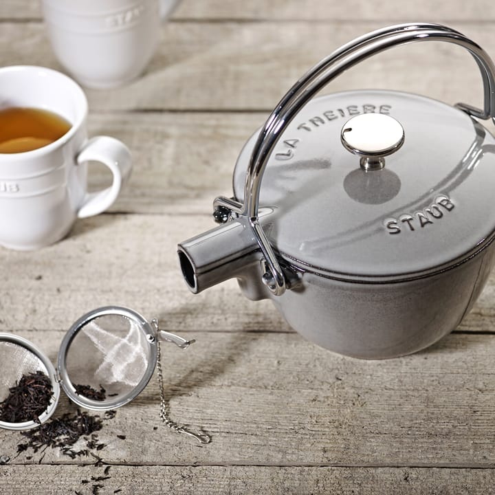 Staub ronde theekan 1,15 L, Grijs STAUB