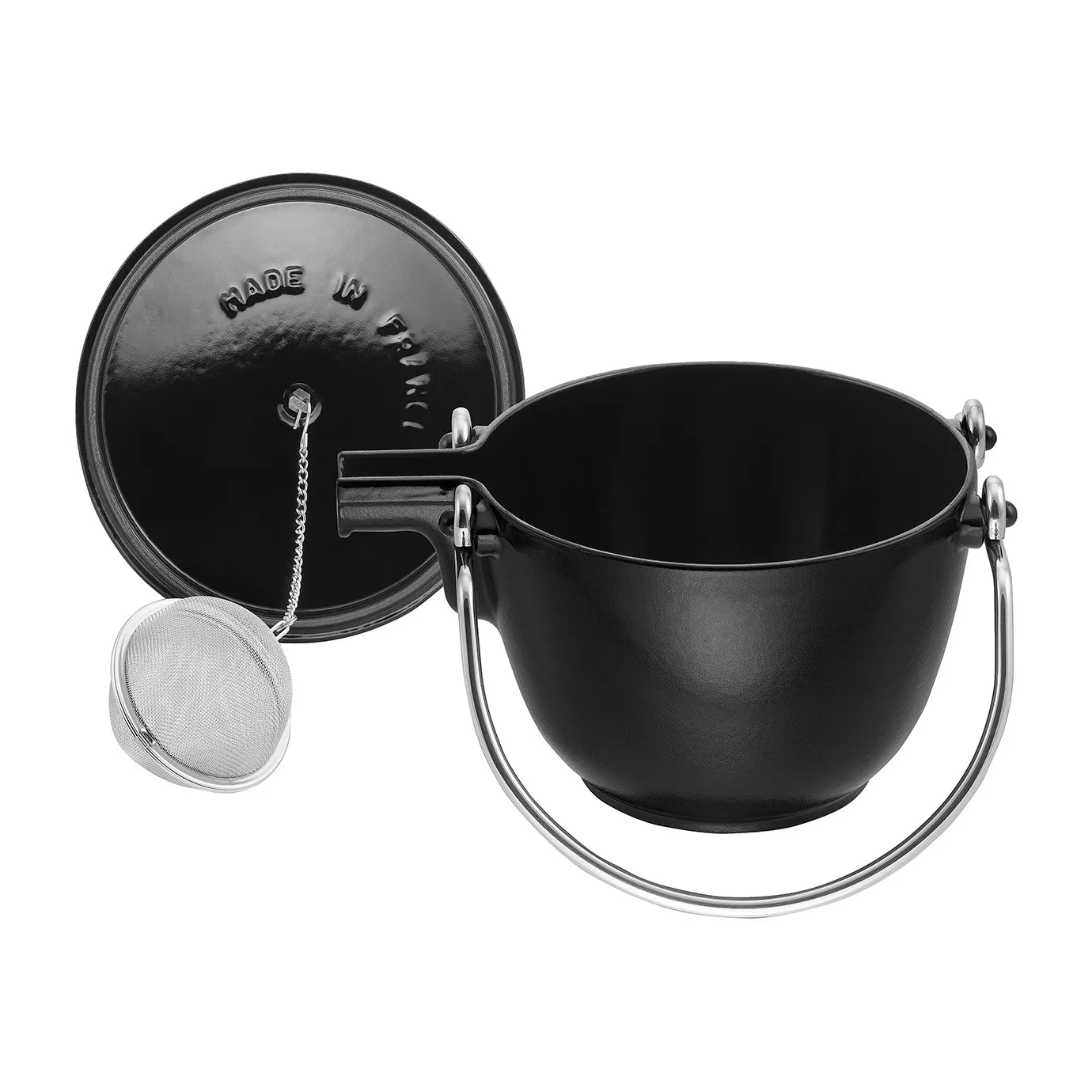 Staub ronde theekan 1,15 L, Zwart STAUB