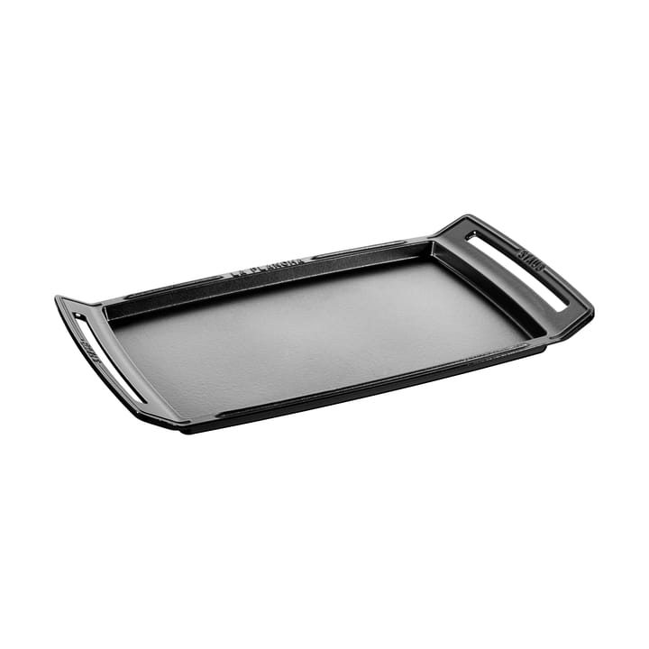 Staub Teppanyaki bakplaat met handvatten 38x25 cm - Zwart - STAUB