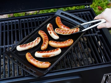Staub Teppanyaki bakplaat met handvatten 38x25 cm - Zwart - STAUB