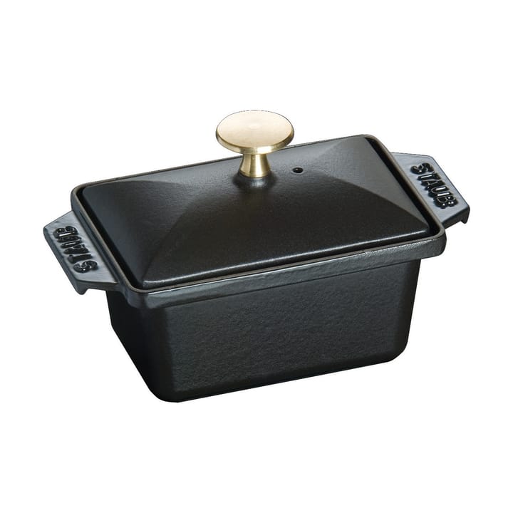 Staub Terrine ovenschaal gietijzer zwart - 15x11 cm - STAUB