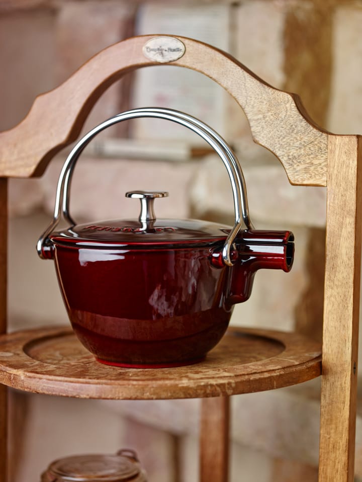Staub theepot gietijzer rond 1,15 L, Granaatrood STAUB