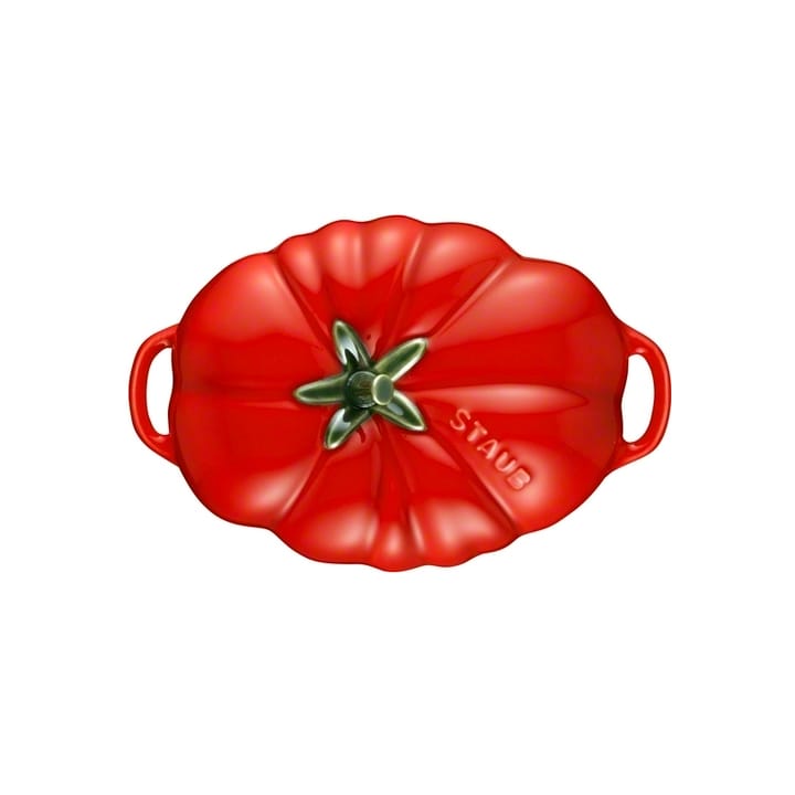 Staub tomaten pannetje van aardewerk 0,5 l, rood STAUB
