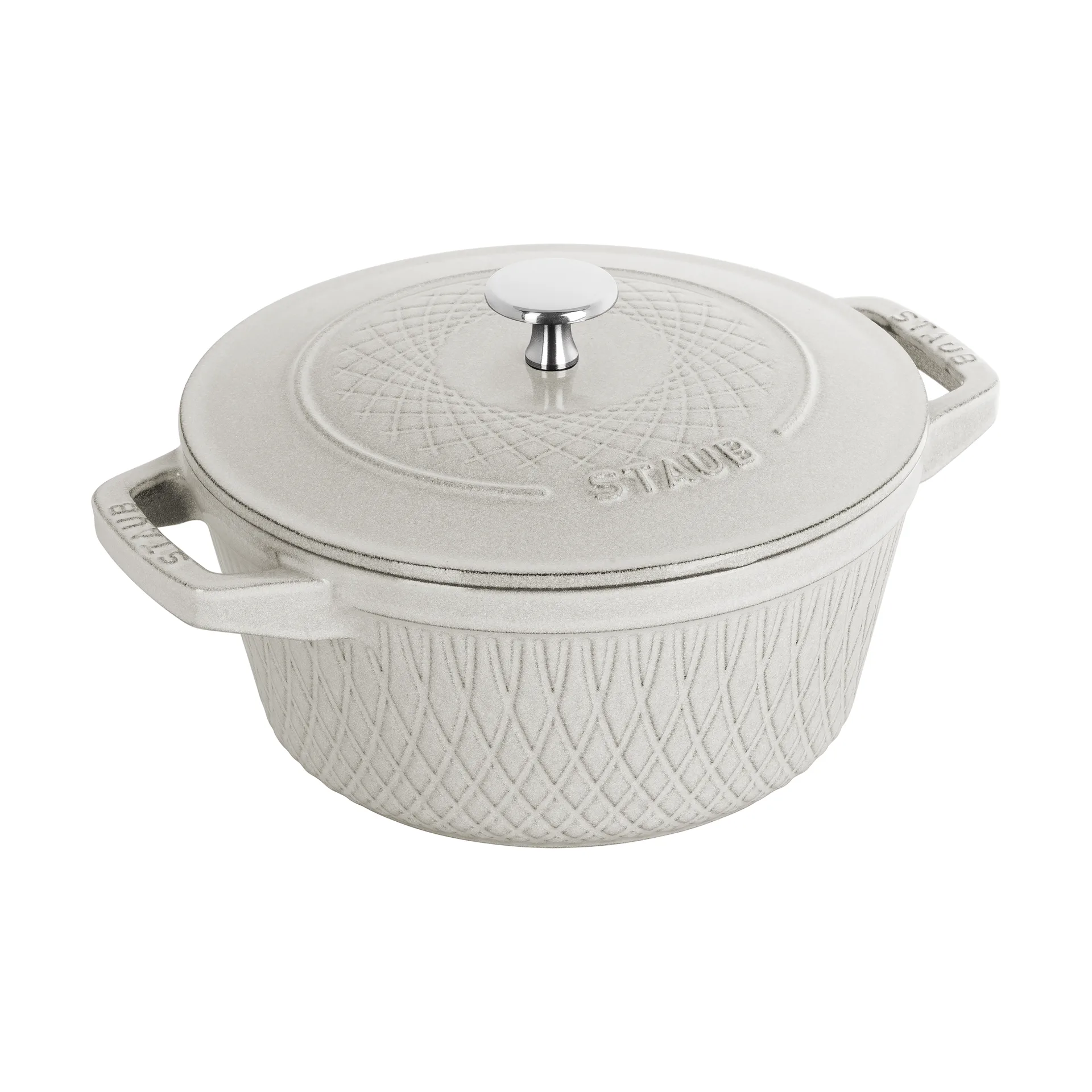 Staub Twister La Cocotte braadpan 4 L, White truffel STAUB
