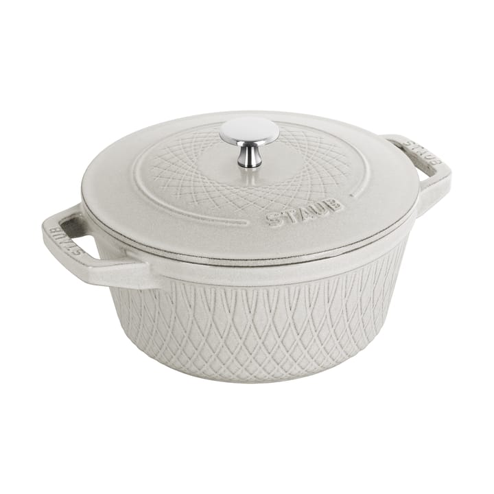 Staub Twister La Cocotte braadpan 4 L - White truffel - STAUB