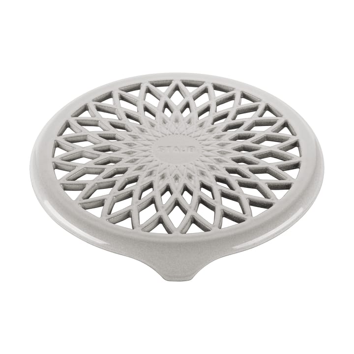 Staub Twister onderzetter 18,5x19 cm - White truffel - STAUB