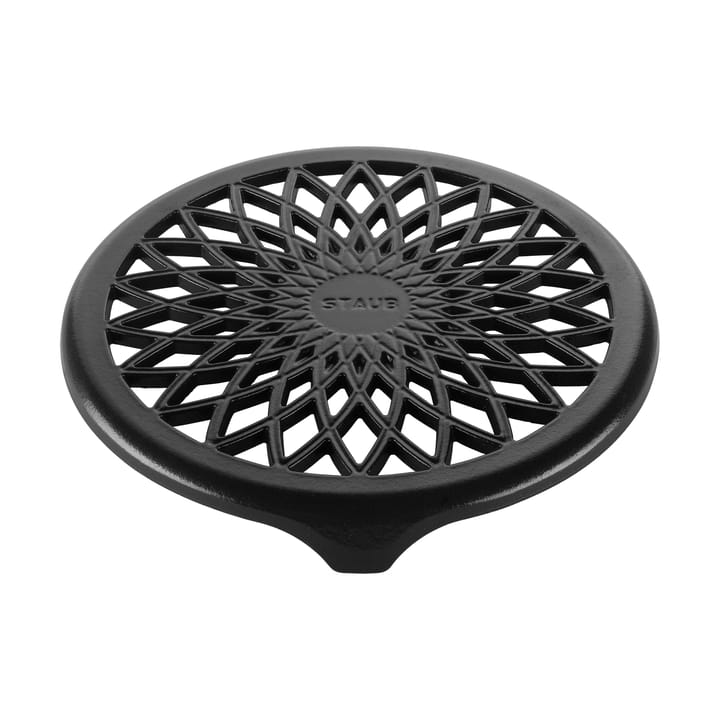Staub Twister onderzetter 18,5x19 cm - Zwart - STAUB