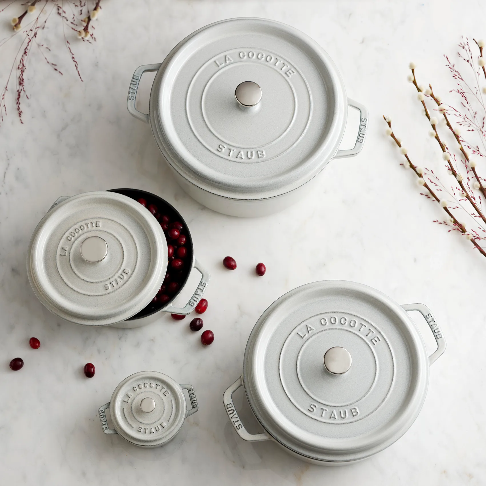 Staub White Truffle stoofpan, 2,6 l STAUB