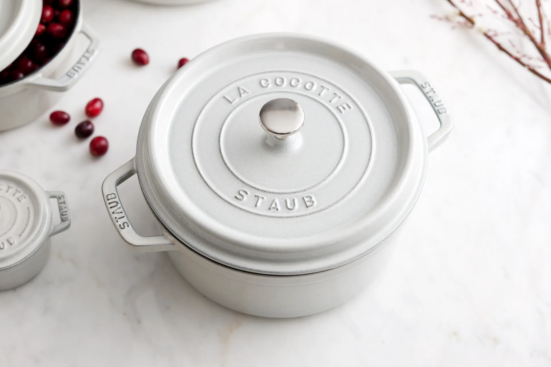 Staub White Truffle stoofpan, 5,2 l STAUB