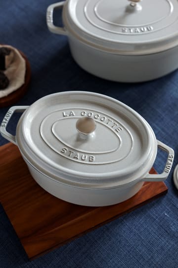 Staub White Truffle stoofpan ovaal - 2,35 l - STAUB